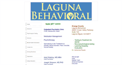 Desktop Screenshot of lagunapsychiatrist.com